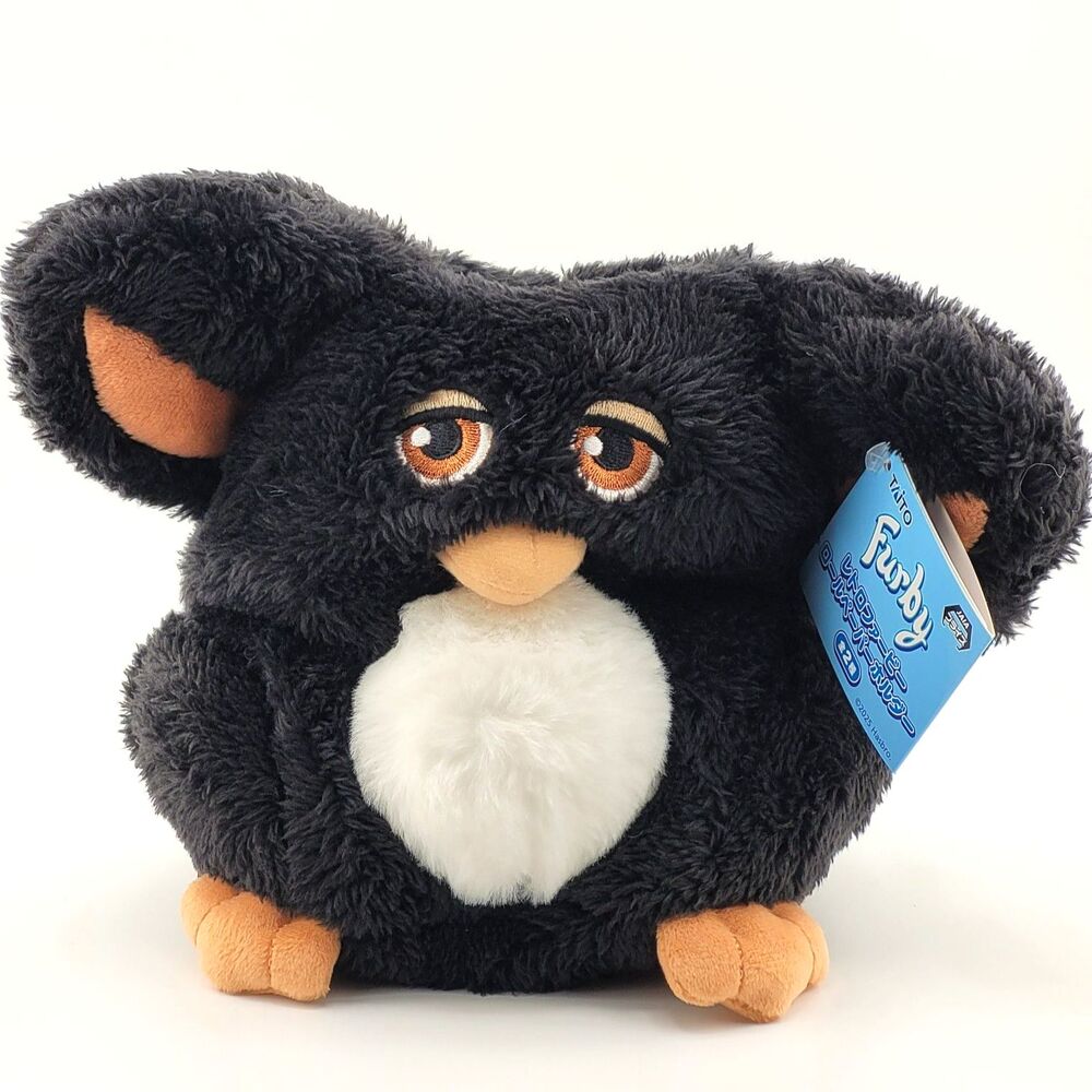 Black Retro Furby Taito Plush Toilet Paper Roll Holder 2025